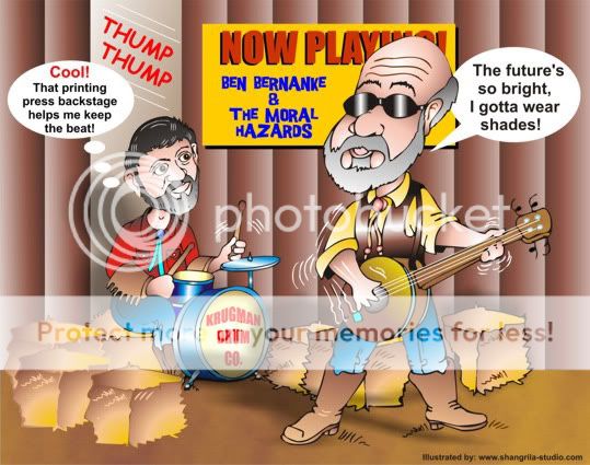 Bernanke and Krugman Cartoon
