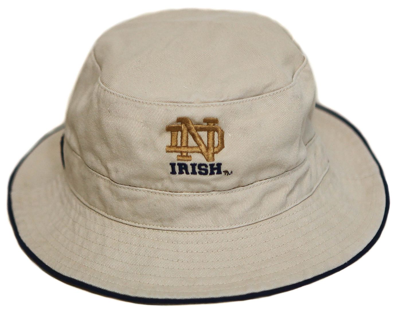 Notre Dame Fighting Irish Khaki Bucket / Fishing Hat eBay