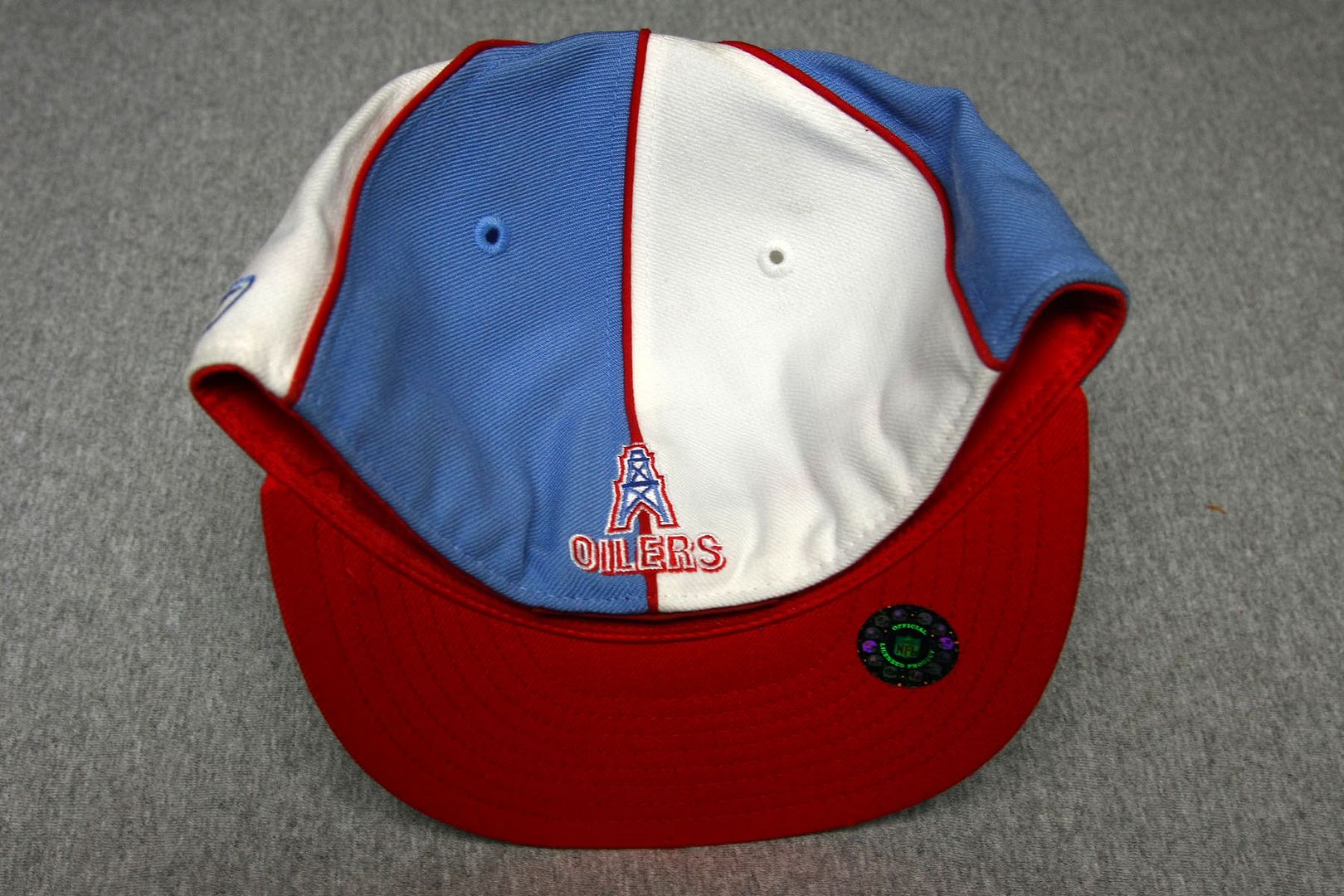 New! Throwback NFL Houston Oilers 3D Embroidered Fitted Cap ( Tennessee