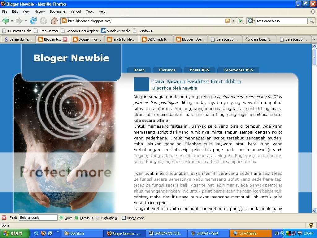 arikel blog