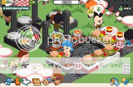 Picture of Food Spoiled Time on Cafe World Game (Facebook)