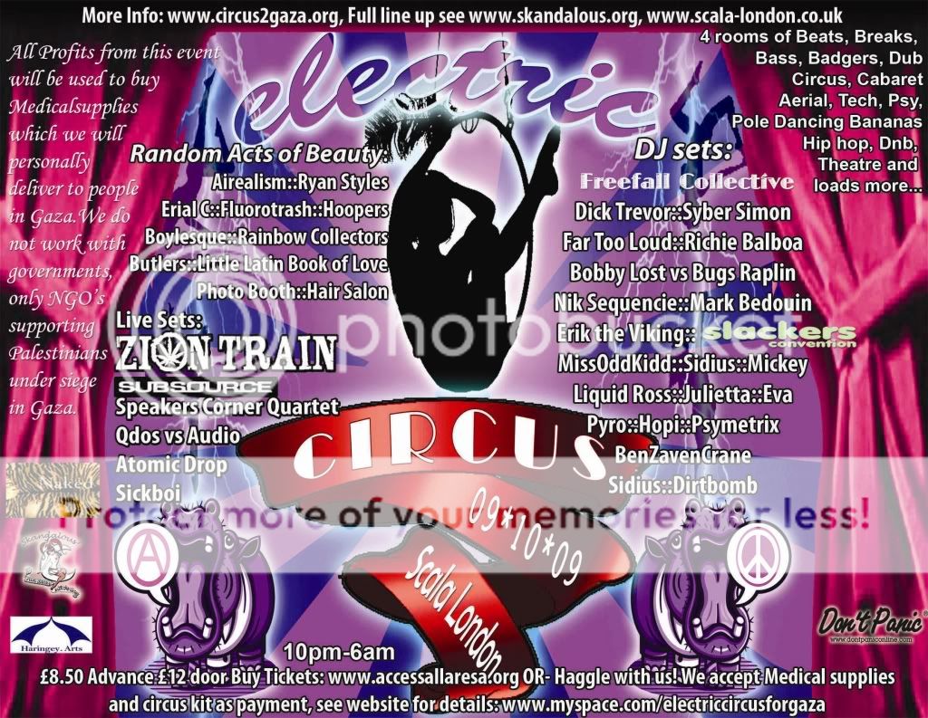 Electric Circus flyer