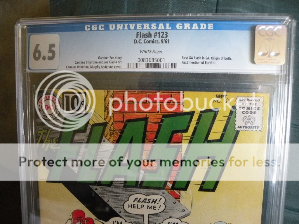 FLASH 123 CGC 6.5 WHITE PAGES Golden/Silver/Bronze Age Only CGC Comic Book Collectors Chat