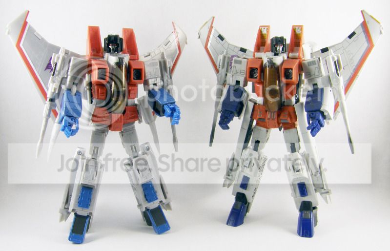 MP-11 and Hasbro Starscream Comparison | TFW2005 - The 2005 Boards